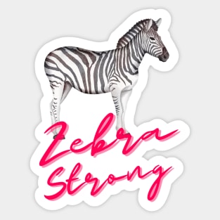 Zebra Strong EDS Warrior Sticker